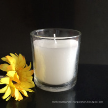 Romantic Heart-shaped Glass Candle For Rose Scented